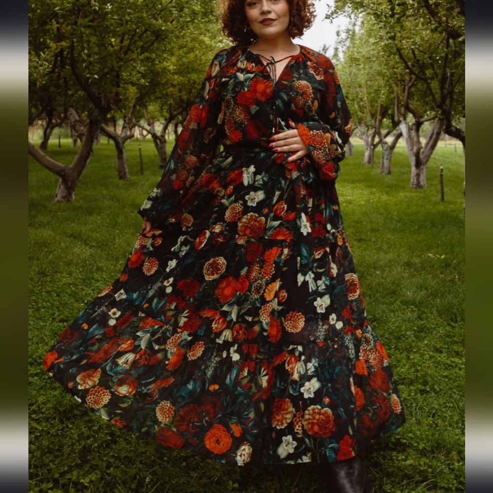 Imogen Moody Floral Dress